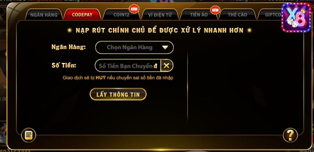 Nạp tiền dễ dàng trải nghiệm chơi game trọn vẹn