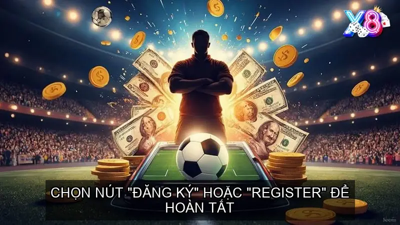 Nhấn chọn "Đăng ký" hoặc "Register" để hoàn tất