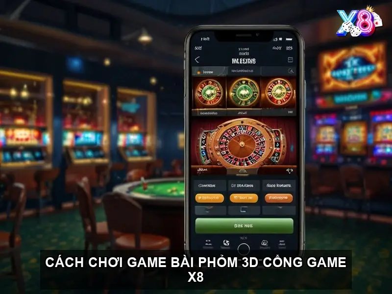 Cách chơi game bài phỏm 3d cổng game X8