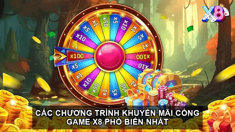 Các chương trình khuyến mãi cổng game X8 phổ biến nhất